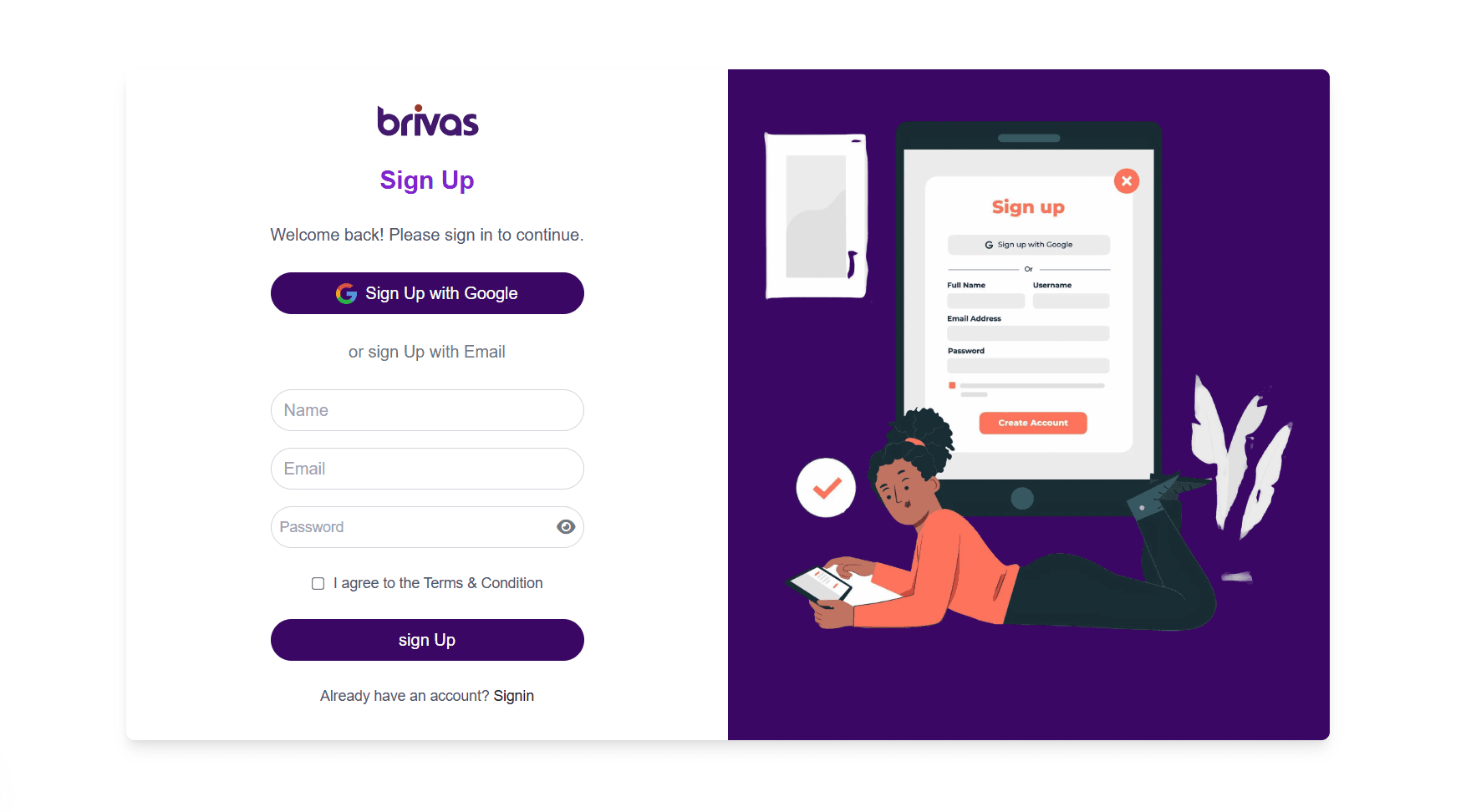 BRIVAS WEB APP